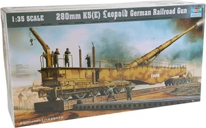 Trumpeter 00207 - Leopold German Railroad Gun 280mm K5(E)  1:35 (Open Verpakking - Imagen 1 de 1