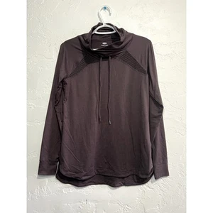 Maurices in Motion eyelet cowl neck long sleeve shirt womens XS athleisure - Picture 1 of 8