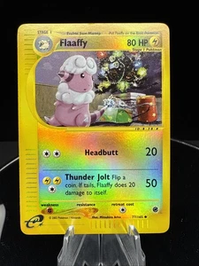 Tarjeta electrónica de expedición Flaffy 77/165 holograma inverso JCC Pokémon - Imagen 1 de 2