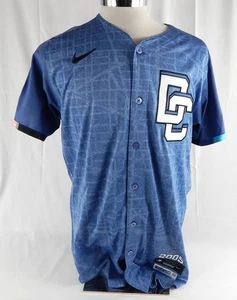 2025 Washington Nationals Kyle Finnegan #67 Game Used Blue Jersey City Connect 5 - Bild 1 von 9