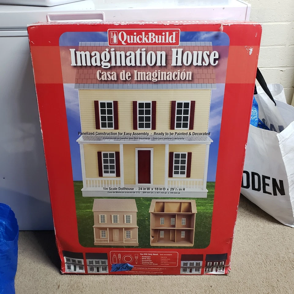 Real Good Toys QuickBuild Imagination House Kit de casa de muñecas de madera #6703100 NUEVO Foto 1 de 4