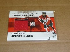 2009/10 In The Game NAZEM KADRI JERSEY PATCH SUBWAY SUPER SERIES R8626