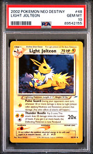 2002 Pokemon Neo Destiny Light Jolteon 48/105 PSA 10 Gem Mint