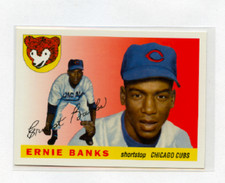2011 TOPPS 60 YEARS OF TOPPS # 60YOT-04  ERNIE BANKS , CHICAGO CUBS
