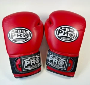 PBS Pro Boxing Supplies Red 16 Oz. Boxing Gloves - Bild 1 von 5