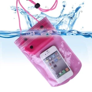 Waterproof Underwater Pouch Dry Bag Cover For Cell Phone Touchscreen 5.5 inch - Picture 1 of 7