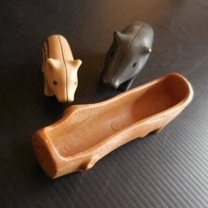 2 Playmobil Wild Boar Piglet Feeder Wild Animal Toy N5143 - Picture 1 of 12