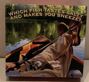 Basic Cigarettes Advertising Bass Fish Salt And Pepper Shakers Fishing 2007 Box - Picture 1 of 4