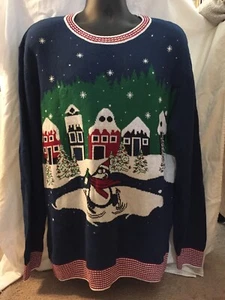 Ugly Christmas Sweater  Women's Sz XXL 1 w tags - 1 w\o tags - Picture 1 of 8