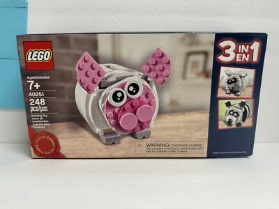 (Retired NEW SEALED) LEGO Mini Piggy Bank Set 3 in 1 - Image 1 of 2