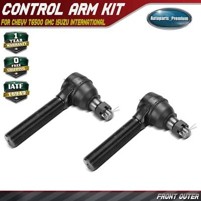 2x Extremo de barra de amarre de dirección exterior delantera para Chevrolet T6500 GMC Isuzu International Foto 1 de 4