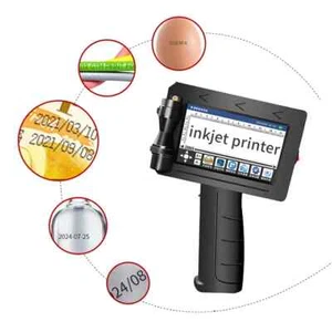 Handheld inkjet printer 12.7mm prints date identification barcode on packaging b - Afbeelding 1 van 10
