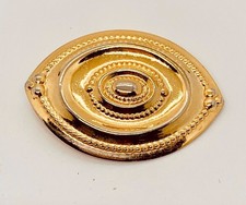 Vintage Gold Tone Abstract Art Brooch Pin Jewelry