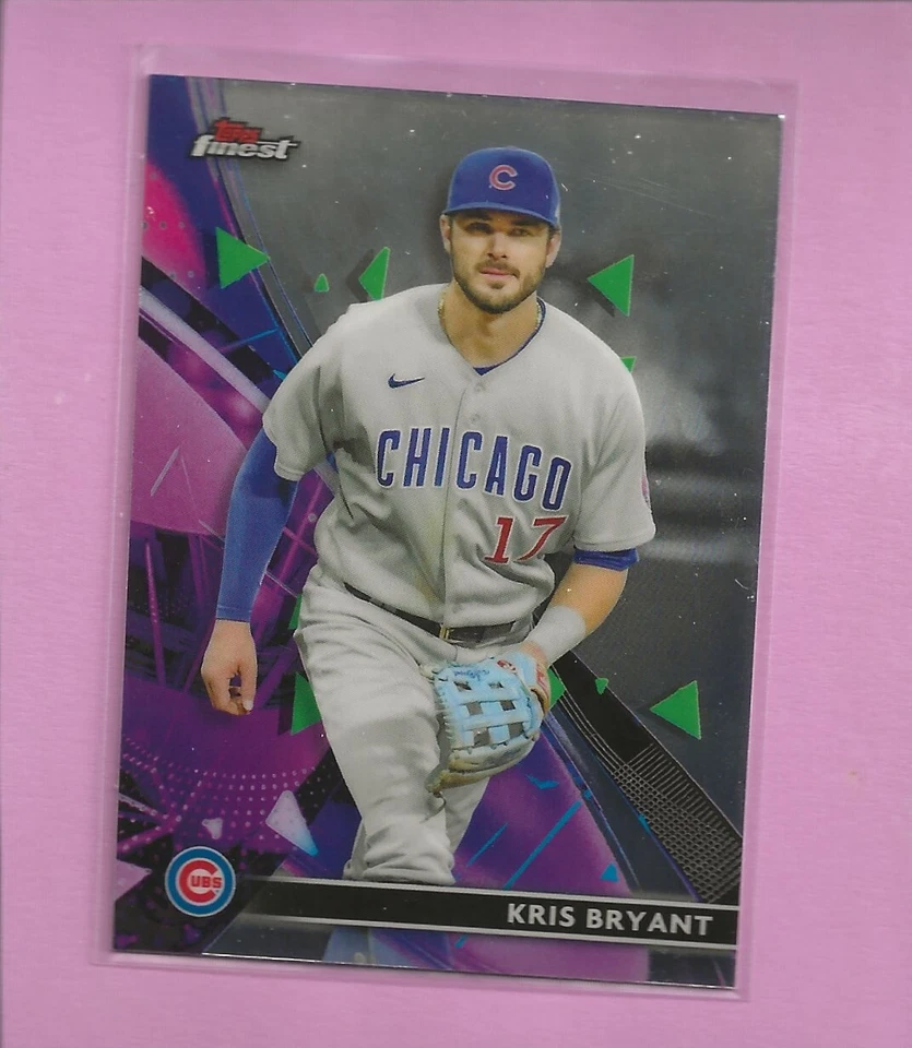 2021 Topps Finest Kris Bryant #34 Chicago Cubs - Image 1 of 1