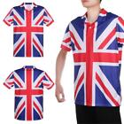 Quick-drying T-shirt Summer Union Jack Cotton POLO Shirt with Collar
