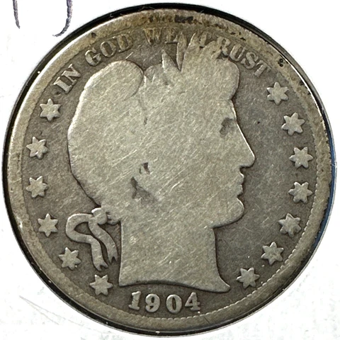 1904-S 50C Barber Half Dollar (74768) Cover