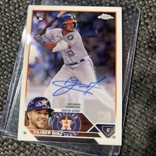 2023 Topps Chrome AUTOGRAPH Yainer Diaz Rookie Card Auto RC Houston Astros ra-yd