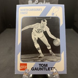 1989 Collegiate Collection/Coca-Cola North Carolina's Finest Tom Gauntlett #159