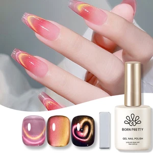 BORN PRETTY Cat Magnetic Gel Nail Polish Nail Art Soak Off UV LED Gel Varnish