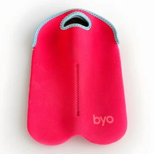 BYO Red Double Wine 2 Bottle Reusable Insulated Tote Bag Travel Chiller BUILT - Picture 1 of 7