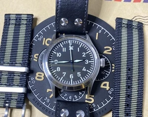 stowa flieger watch german watch sport classic 43 mm barton strap limited - Picture 1 of 7