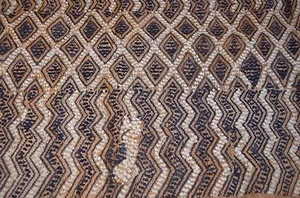 Antico Tessuto Cuba Raffia Tessile Denaro Tribale Africano Tradizionale Africano Congo, Africa - Foto 1 di 4