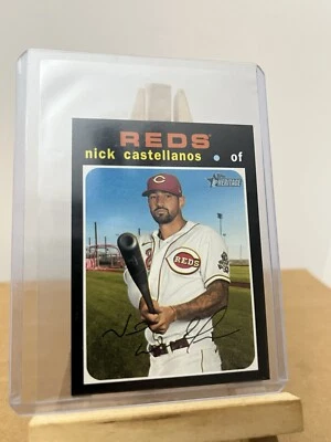 2020 TOPPS HERITAGE HIGH NUMBER MINI NICK CASTELLANOS   SSP 23/100 Phillies - Image 1 of 4