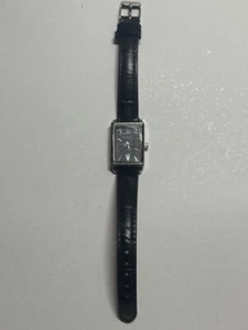 Women's Watch Pierre Cardin Leather quartz rectangular Austria with Date Display - Picture 1 of 9