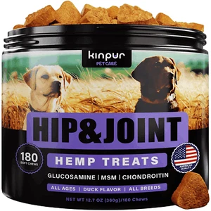Glucosamine for Dogs Functional Dog Joint Supplement with Chondroitin Msm Hemp - Picture 1 of 7