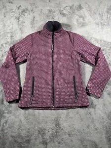 Toper Tech Jacket Womens Medium Soft Shell Geometric Mock Neck Lightweight Rodeo - Picture 1 of 12