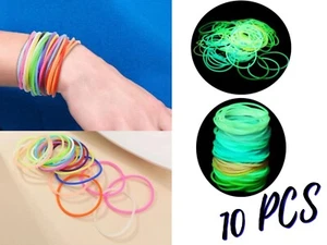 GUMMY BRACELETS Jelly Rubber Shag Bands Halloween Wristbands Party Dress Up - Picture 1 of 26