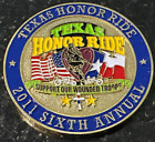 2011 6th Annual Texas Honor Ride Challenge Coin Motorcycle Harley Honda