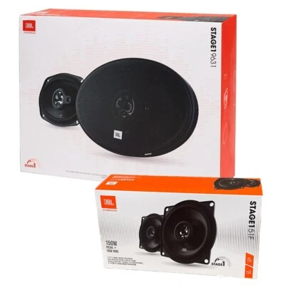 JBL Stage1 Series 300W 6x9″ 3-way Car Speakers 150W 5.25" 2-way coaxial speakers - Image 1 of 3