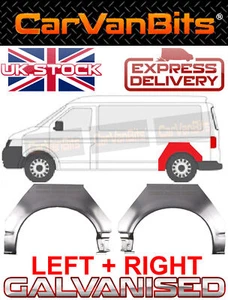 FOR VW VOLKSWAGEN TRANSPORTER T5 03-15 SWB LWB REAR WHEEL ARCH REPAIR PANEL X2 - Picture 1 of 9
