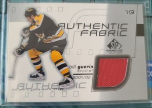 BILL GUERIN 2001-02 UPPER DECK SP GAME USED JERSEY