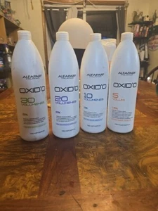 ALL 4 Lot Of Alfaparf OXID’O Peroxide Cream Developer 33.81oz 5, 10, 20 & 30 V - Picture 1 of 9