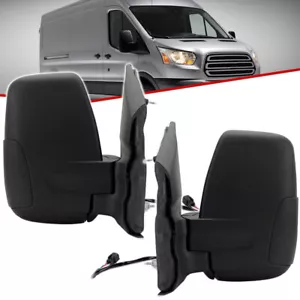Driver&Passenger Side Door Mirror For 2015-2020 2021 Ford Transit 150 250 350 HD - Picture 1 of 13