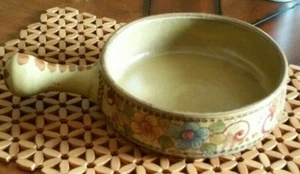 Vintage & Rare Portugal Pottery Rustica Lisboa Hand Painted 7" Pan / Pot - Picture 1 of 6