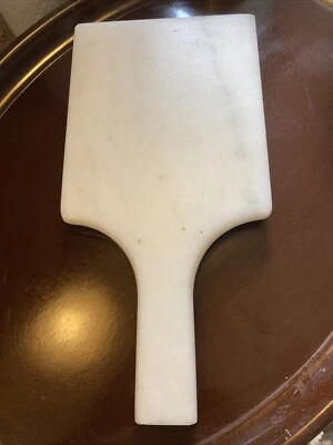 white Marble Cutting Charcuterie Cheese  Tray Cutting Board 7x14 - Image 1 of 4