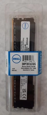 Dell Memory Module Upgrade 32GB DDR4 UDIMM P/N SNPF3V7JC/32G - Image 1 of 2
