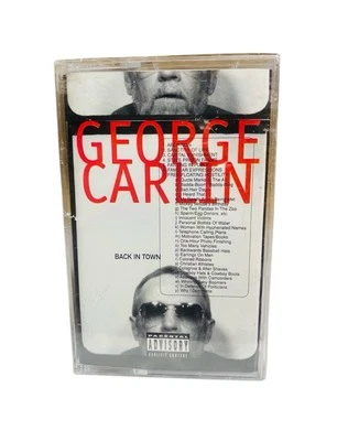 Back in Town by George Carlin (1996, Cassette Tape) - Image 1 of 2