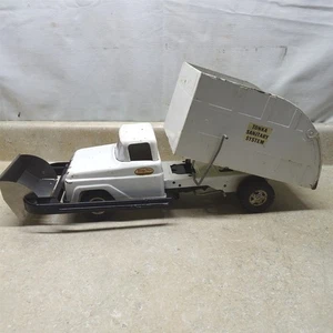 Vintage Tonka Sanitary System Truck + Box, Pressed Steel, B-203, Refuse - Picture 1 of 18