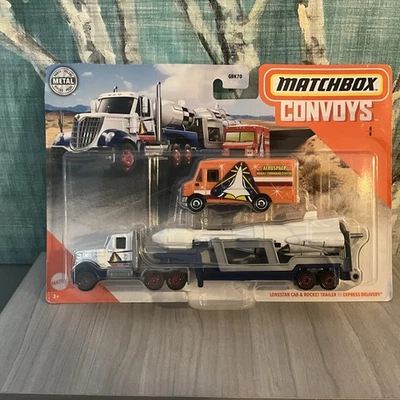 2024 Matchbox Convoys Lonestar Cab Rocket Truck Trailer Express Delivery Van - Image 1 of 4