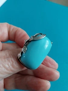 Large Tourqouise Dress Ring - Picture 1 of 5