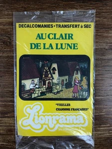 (Genre Decorama TOURET) LIONRAMA Ed. du Lion Années 70 Au Clair de la Lune - Picture 1 of 2