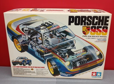 TAMIYA Porsche 959 Paris Dakar Rally Winner Electric Radio Control Car 1/12 - Image 1 of 4