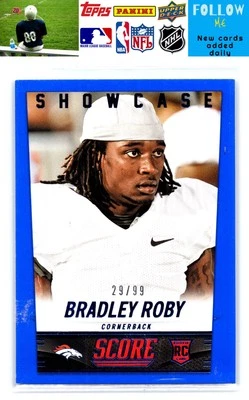 2014 Score #341 Bradley Roby Showcase #/99 - Image 1 of 2