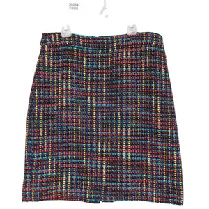 Kate Spade New York Skirt the Rules Wool Blend Tweed Mini Skirt Sz 8 Multicolor - Picture 1 of 6