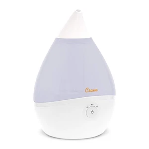 Crane Droplet Ultrasonic Cool Mist Humidifier Adjustable Quiet Aroma Diffuser - Picture 1 of 11
