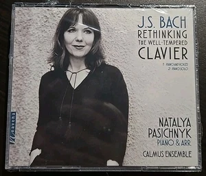 JS Bach Rethinking The Well-Tempered Clavier Pasichnyk 2 CD New Sealed - Foto 1 di 2